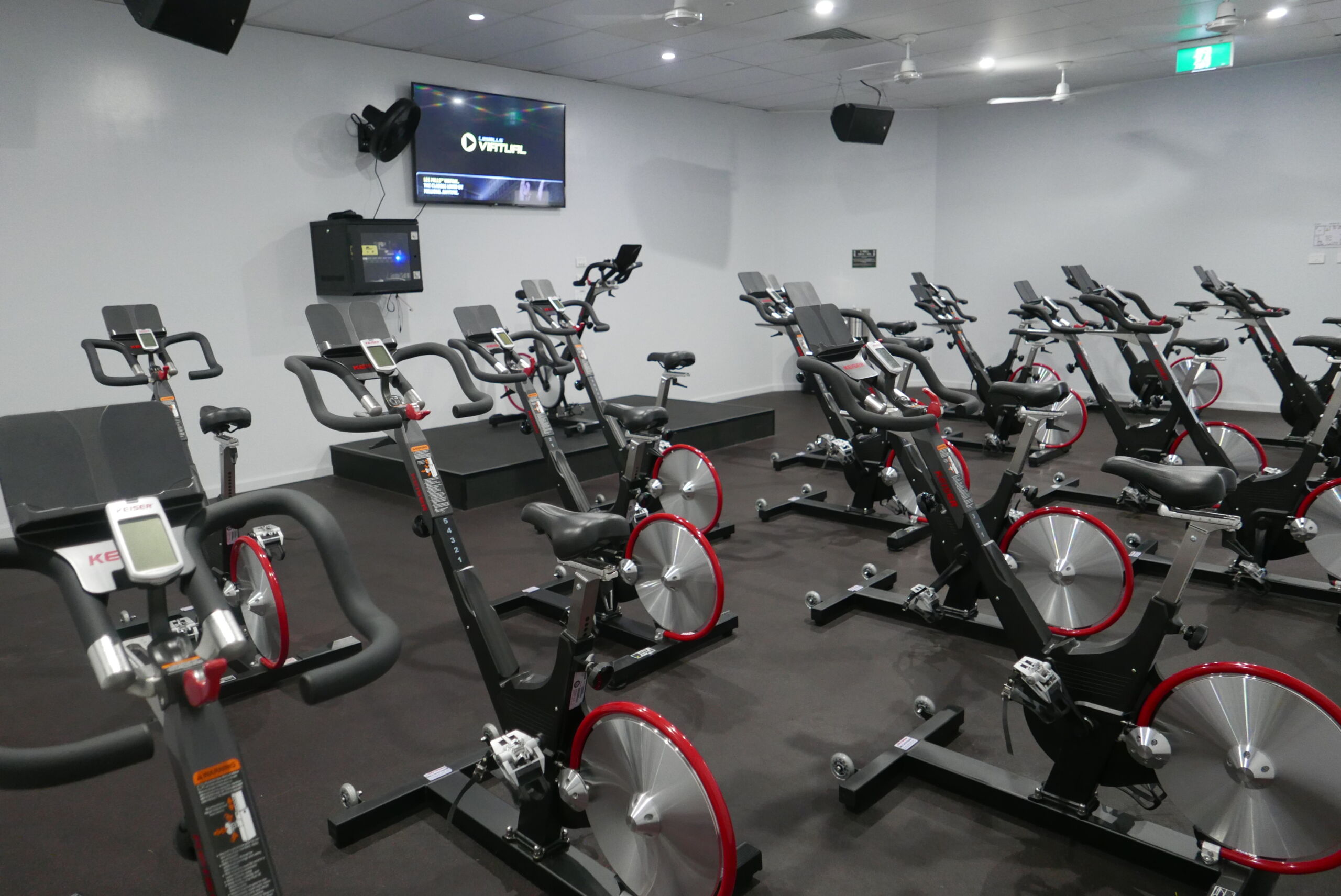 Spin bike online studio